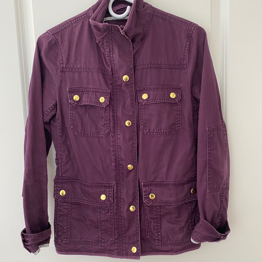 Purple J.Crew Jacket XS